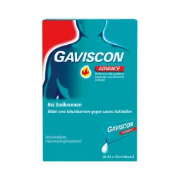 GAVISCON Suspensão de hortelã-pimenta Advance, 12X10 ml