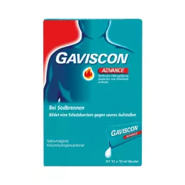GAVISCON Suspensão de hortelã-pimenta Advance, 24X10 ml