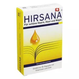 HIRSANA Cápsulas de óleo de painço dourado, 90 unidades