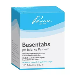 BASENTABS Comprimidos de pH Balance Pascoe, 200 unidades