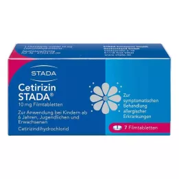 CETIRIZIN STADA Comprimidos revestidos por película de 10 mg, 7 unidades