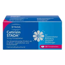 CETIRIZIN STADA Comprimidos revestidos por película de 10 mg, 50 unidades