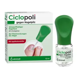 Ciclopoli contra fungos nas unhas com auxiliar de aplicação, 6,6 ml