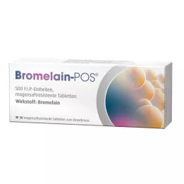 BROMELAIN POS comprimidos gastrorresistentes, 30 unidades