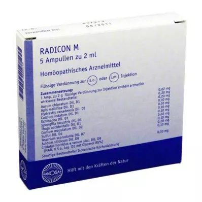 RADICON M solução injetável, 5X2 ml