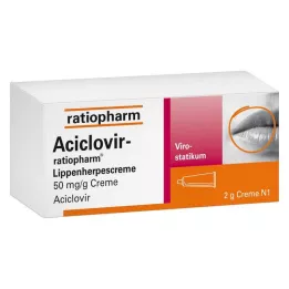 ACICLOVIR-creme para herpes labial ratiopharm, 2 g