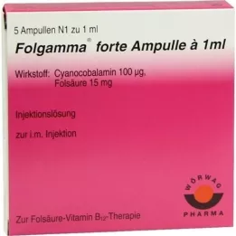 FOLGAMMA ampolas fortes, 5X1 ml