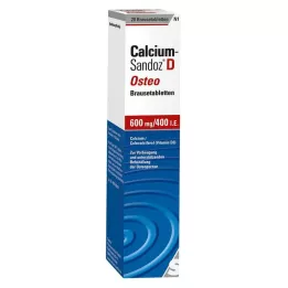 CALCIUM SANDOZ D Osteo comprimidos efervescentes, 20 unidades