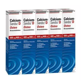CALCIUM SANDOZ D Osteo comprimidos efervescentes, 100 unidades