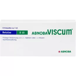 ABNOBAVISCUM Betulae D 10 ampolas, 8 unidades