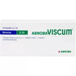 ABNOBAVISCUM Betulae D 20 ampolas, 8 unidades
