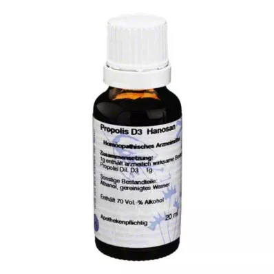 PROPOLIS Diluição D3, 20 ml PROPOLIS Diluição D3, 20 ml