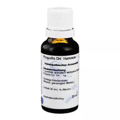 PROPOLIS Diluição D4, 20 ml