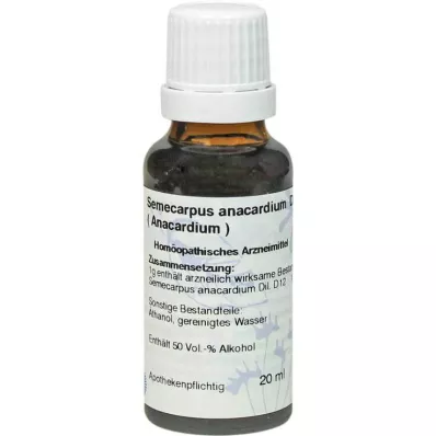 ANACARDIUM Diluição D 12, 20 ml ANACARDIUM Diluição D 12, 20 ml