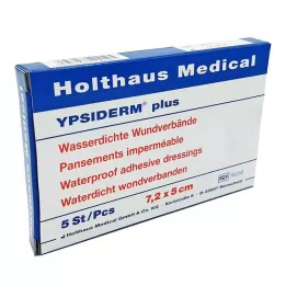 YPSIDERM mais curativo 5x7,2 cm, 5 peças