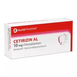 CETIRIZIN AL Comprimidos revestidos por película de 10 mg, 100 unidades