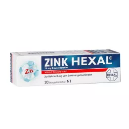 ZINK HEXAL Comprimidos efervescentes, 20 unidades
