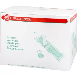 TUPFER Conjunto 2+3 estéril, 25 peças
