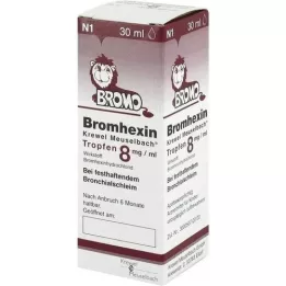 BROMHEXIN Krewel Meuselb.Drops 8mg/ml, 30 ml