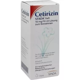CETIRIZIN STADA Suco 10 mg/10 ml, 75 ml