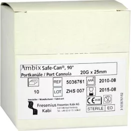 AMBIX Safe-Can Portpunkt.Kan.20 Gx25 mm curvo, 10 pcs