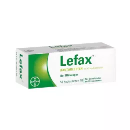 LEFAX Comprimidos mastigáveis, 50 unidades