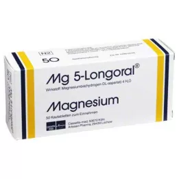 MG 5 LONGORAL Comprimidos mastigáveis, 50 unidades