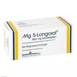 MG 5 LONGORAL Comprimidos mastigáveis, 100 unidades