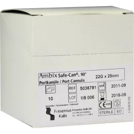 AMBIX Safe-Can Portpunkt.Kan.22 Gx25 mm curvo, 10 pcs