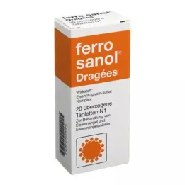 FERRO SANOL comprimidos revestidos, 20 unidades