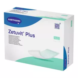 ZETUVIT Plus compressa absorvente extra forte estéril 20x25 cm, 10 unidades