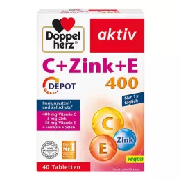 DOPPELHERZ Comprimidos C+Zinco+E Depot, 40 unidades
