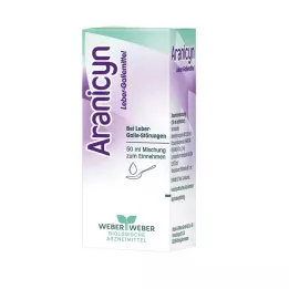 ARANICYN Mistura de remédio para bile hepática, 50 ml
