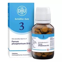 BIOCHEMIE DHU 3 Ferrum phosphoricum D 12 comprimidos, 200 unidades