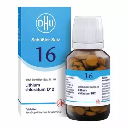BIOCHEMIE DHU 16 comprimidos de clorato de lítio D 12, 200 unidades