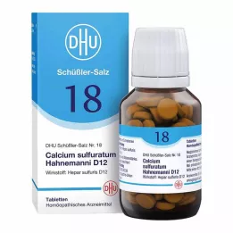 BIOCHEMIE DHU 18 Sulfato de Cálcio D 12 comprimidos, 200 unid