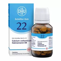 BIOCHEMIE DHU 22 comprimidos de cálcio carbonicum D 6, 200 unidades