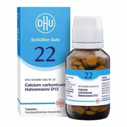 BIOCHEMIE DHU 22 comprimidos de cálcio carbonicum D 12, 200 unidades
