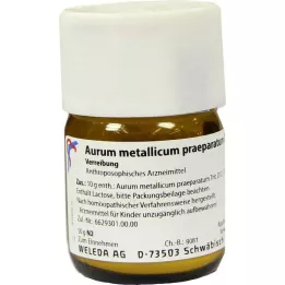 AURUM METALLICUM PRAEPARATUM Trituração D 12, 50 g
