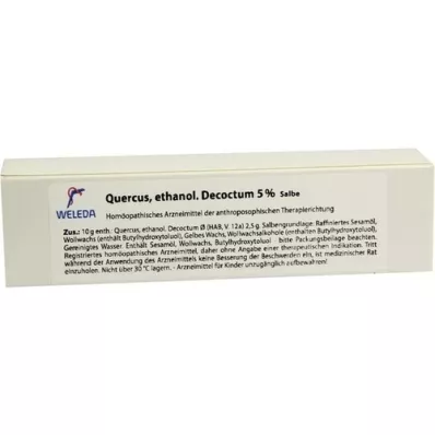 QUERCUS CORTEX pomada 5%, 25 g QUERCUS CORTEX pomada 5%, 25 g