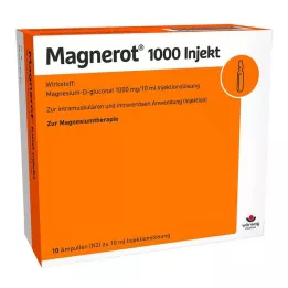 MAGNEROT 1000 ampolas injetáveis, 10X10 ml