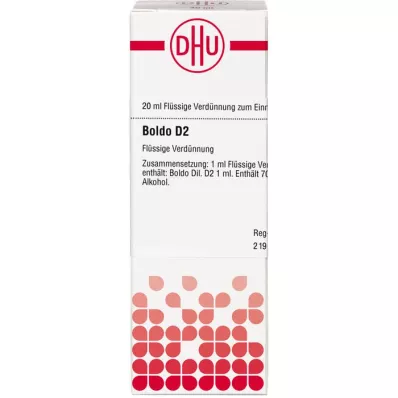 BOLDO Diluição D 2, 20 ml BOLDO Diluição D 2, 20 ml