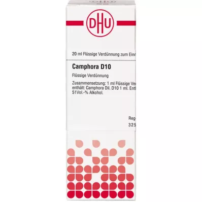 CAMPHORA Diluição D 10, 20 ml
