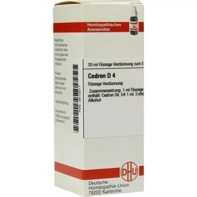 CEDRON Diluição D4, 20 ml CEDRON Diluição D4, 20 ml