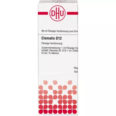 CLEMATIS Diluição D 12, 20 ml CLEMATIS Diluição D 12, 20 ml