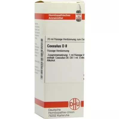 COCCULUS Diluição D 8, 20 ml