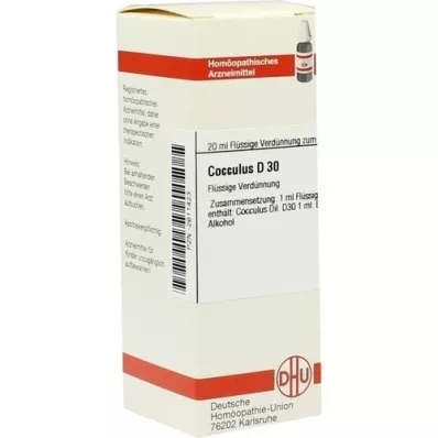 COCCULUS Diluição D 30, 20 ml COCCULUS Diluição D 30, 20 ml