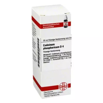 CODEINUM PHOSPHORICUM Diluição D4, 20 ml