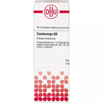 CONDURANGO Diluição D 6, 20 ml CONDURANGO Diluição D 6, 20 ml