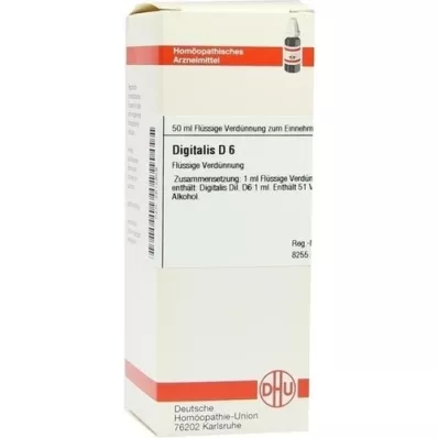 DIGITALIS Diluição D 6, 50 ml DIGITALIS Diluição D 6, 50 ml